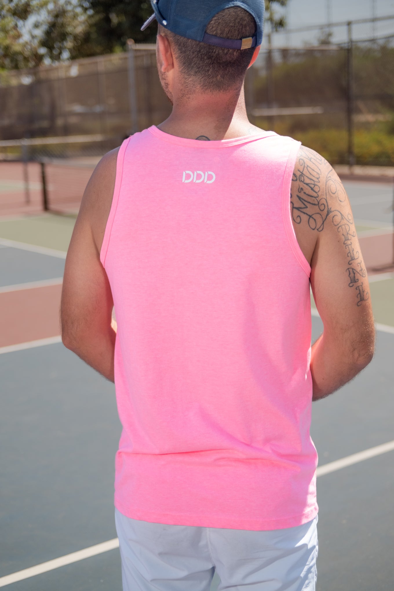 California Varsity Pickleball Tank Tops (pink)