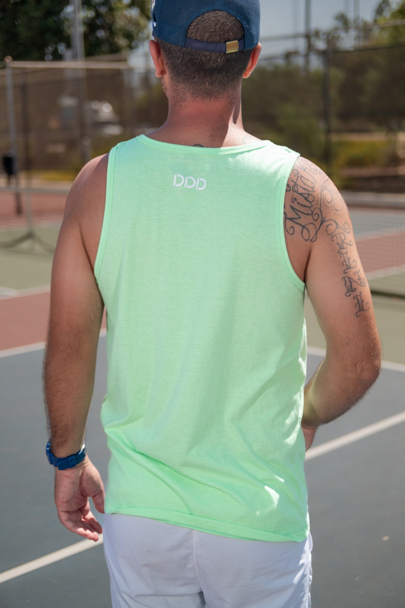 California Varsity Pickleball Tank Tops (green)